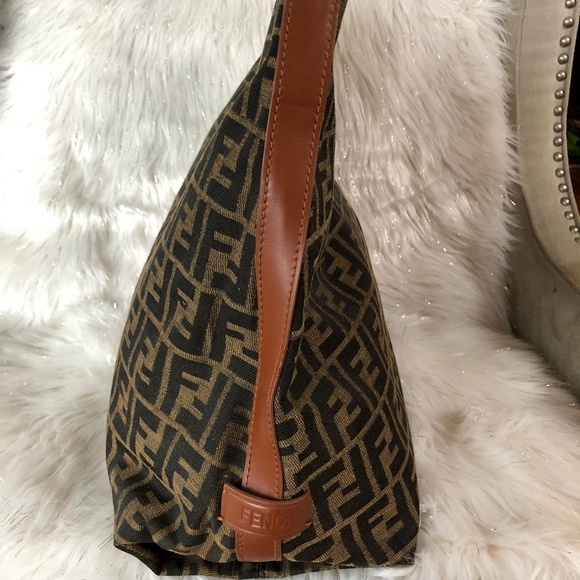 SOLD! 💯% Authentic FENDI Zucca Hobo - Picture 6 of 8